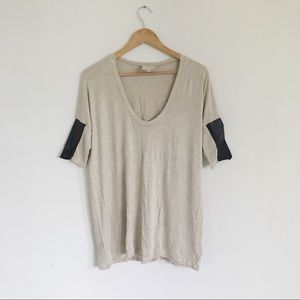 Mason Tunic with Lambskin Panels